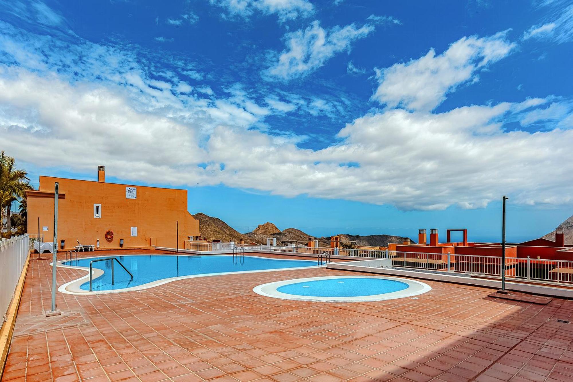 Great View Over The Ocean In Apartment Bianca With Wifi And Pool Chayofa Bagian luar foto