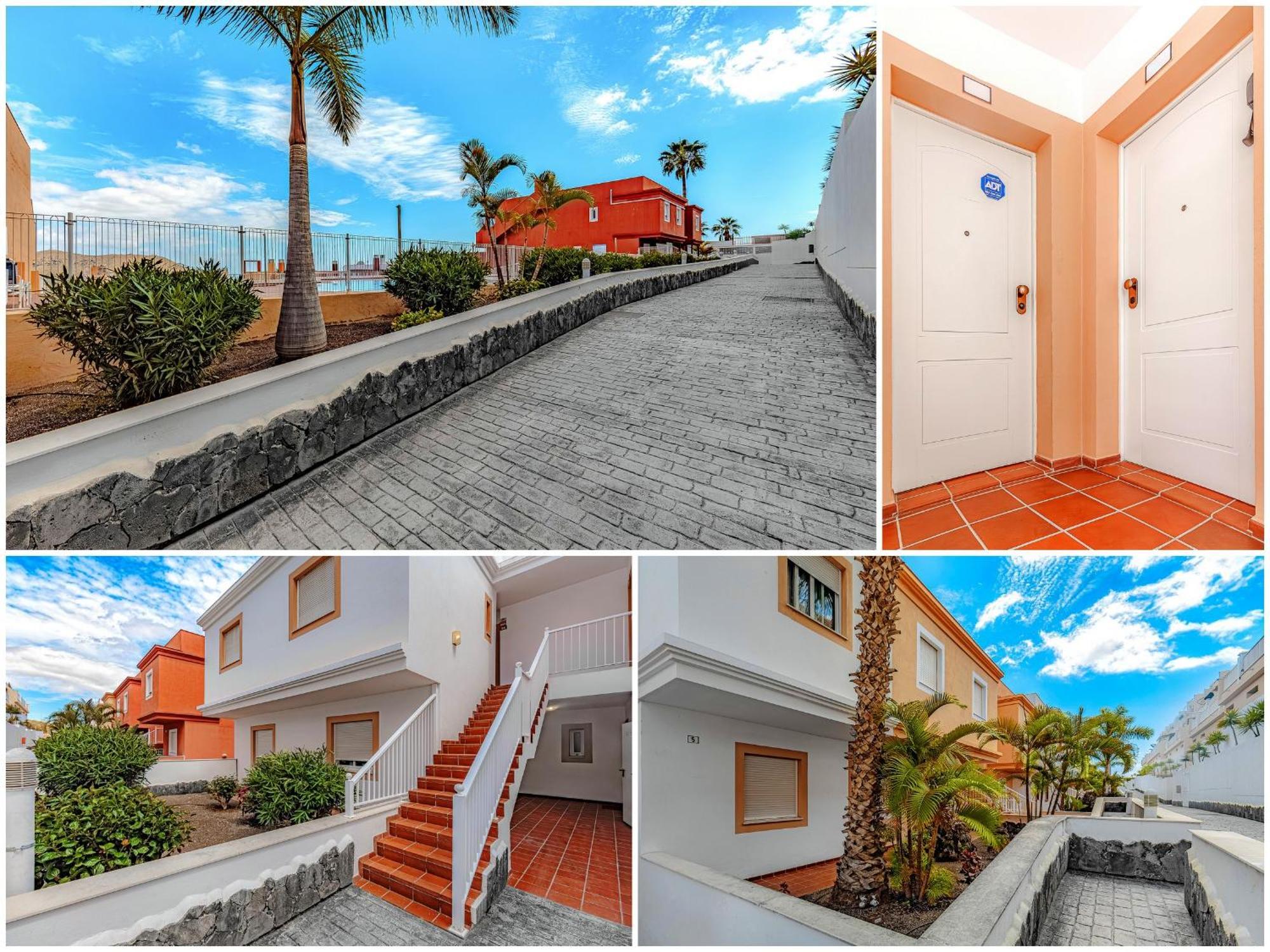 Great View Over The Ocean In Apartment Bianca With Wifi And Pool Chayofa Bagian luar foto